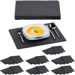 Assiettes en ardoise lot de 48 Planches en ardoise 30x40 cm Plateau de fromage ardoise