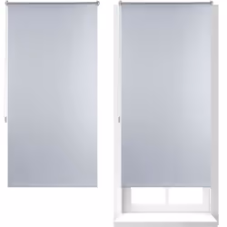 Le store roulant obscurcissant thermique blanc est sobre et très pratique. Le revêtement thermique refroidit les pièces en ét ...