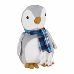 Ce magnifique butoir de porte au sol en forme de mignon pingouin est idéal pour empêcher les claquements de portes involontai ...