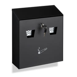 Relaxdays 10030684 cendrier Rectangulaire Fer