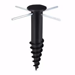 Relaxdays - Douille de sol, pied de parasol à visser, adaptateur 32-50 mm, plastique, Protection soleil, vis de terre, noir - Vue supplémentaire 7