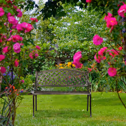 Relaxdays 10030987 banc de jardin