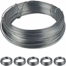 Si vous souhaitez fixer votre clôture à un poteau, le fil métallique flexible en lot de 6 est le mieux adapté. Vous pouvez ég ...
