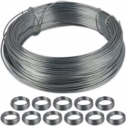 Si vous souhaitez fixer votre clôture à un poteau, le fil métallique flexible en lot de 12 est le mieux adapté. Vous pouvez é ...