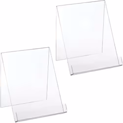 Que ce soit comme chevalet de lecture pratique ou présentoir décoratif, le support pour livre transparent en acrylique enrich ...