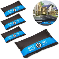 Relaxdays - Déshumidificateur pour auto, lot de 4, réutilisable, Anti-brume, absorbeur d'humidité et de moisissure