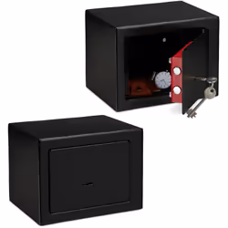 Le coffre-fort compact s’adapte très bien pour stocker en sécurité vos objets importants, comme le passeport, l’argent ou les ...