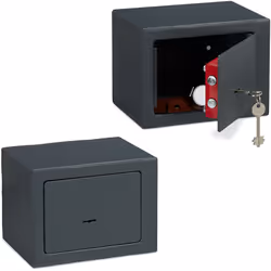 Le coffre-fort compact s’adapte très bien pour stocker en sécurité vos objets importants, comme le passeport, l’argent ou les ...