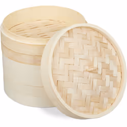 Avec le cuiseur vapeur bambou classique vous préparez de manière traditionnelle du riz pour des plats asiatiques. Le set de c ...