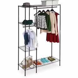 Si vous n’avez pas beaucoup de place dans la chambre ou le couloir, alors cette armoire est la solution parfaite. Equipée ave ...