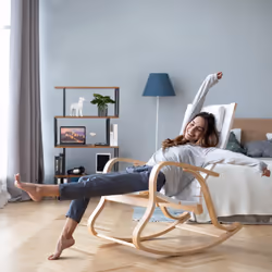 Relaxdays - Etagère, bibliothèque, design industriel, 5 supports, mdf et métal, HxlxP136x73x30cm,étagère droite, brun/noir - Vue supplémentaire 5