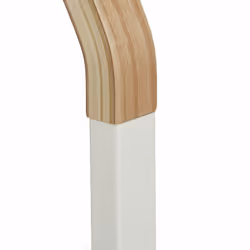 Porte-serviettes autonome, Support à torchons avec 2 barres, pour lavettes, bois & métal, blanc/naturel - Relaxdays - Vue supplémentaire 7