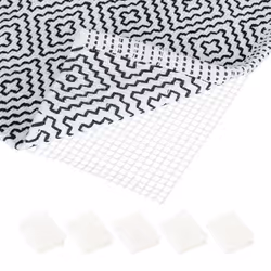 Tapis antidérapant lot de 5 sous-tapis antidérapant pour entrée bain ou salon lxP 100 x 120 cm crème