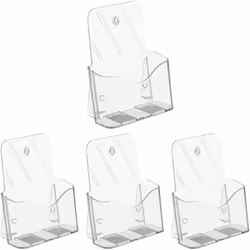Présentez vos tracts, prospectus et brochures avec le présentoir transparent efficace sur la table et comptoir ou sur le mur. ...