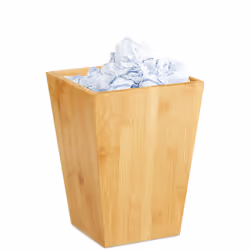 Si vous souhaitez disposer d’une corbeille à papier qui en plus de remplir ses fonctions de base est élégante, alors cette po ...