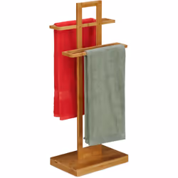 Grâce au porte-serviettesur pied, vous pouvez sécher vos serviettes sans prendre trop de place. Leporte-serviettes dispose de ...