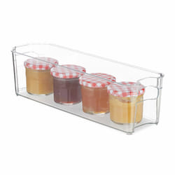 Relaxdays 4052025321321 Boîte de rangement Panier de rangement Rectangulaire Plastique Transparent