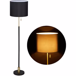 Cette lampe debout avec abat-jour est idéale pour éclairer votre salon ou comme lampe droite de décoration pour diffuser une  ...
