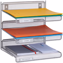 Plus jamais de chaos au bureau! Créez de l’ordre sur votre bureau avec le rangement à documents polyvalents - Peu importe que ...