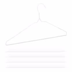 Cintres en métal lot de 200 cintre traverse pantalon jupe peu encombrant cintre fil de fer blanc