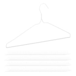 Cintres en métal lot de 200 cintre traverse pantalon jupe peu encombrant cintre fil de fer blanc