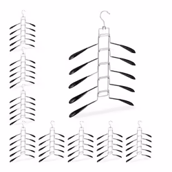 Cintre multiples lot de 9 cintre multifonction gain place robe chemise 5 support amovible antidérapant noir