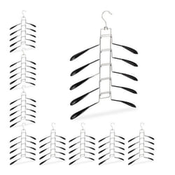 Cintre multiples lot de 9 cintre multifonction gain place robe chemise 5 support amovible antidérapant noir