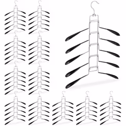 Vous manquez de place dans votre armoire? Alors ce set de 12 cintres gain de place est fait pour vous! Ces cintres multiples  ...