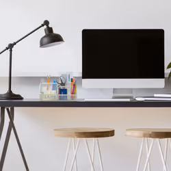 Relaxdays 10032560 bac de rangement de bureau Mesh, Acier Blanc