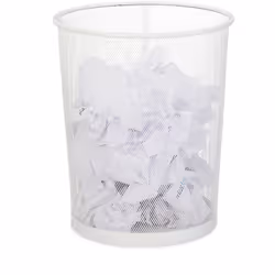 Si vous souhaitez disposer d’une corbeille à papier qui en plus de remplir ses fonctions de base est élégante, alors cette po ...