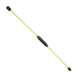 Relaxdays Swingstick bâton de fitness flexible pour renforcer la musculature sport fibre de verre 160 cm jaune fluo