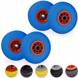 Si vous avez besoin d’une roue pour votre brouette de jardin, optez pour ce lot de roues en caoutchouc increvables 3.00-4. La ...