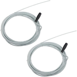 Relaxdays - Spirale de nettoyage de tuyaux 10 m, lot de 2, nettoyage mécanique, Drainage,WC, douche, d'éviers, d 5 mm