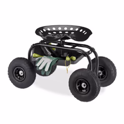 Ce tabouret pratique de jardin sur roulettes vous permet d’accomplir vos travaux de jardin en tout confort. Vous ménagez geno ...