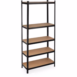 L'étagère de chargement offre beaucoup d'espace pour garder les choses en ordre. En tant qu'étagère de cave ou d'atelier, dan ...
