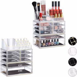 Cet organisateur de maquillage empilable vous permet de faire de la place et de l’ordre et vous évite de devoir chercher dans ...