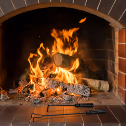 Relaxdays - Tisonnier jeu de 2, crochets de feu cheminée, four, grillage, brasero, acier, grattoir, repousse cendres, noir