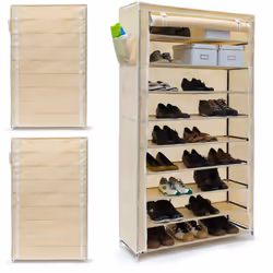 Avec cette armoire à chaussures, vous avez assez de place pour ranger et stocker 45 paires de chaussures. Cette grande armoir ...