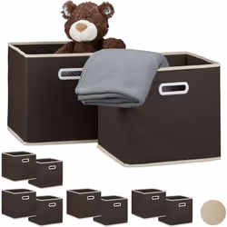 Avec ce lot de 10 boîtes de rangement, faites facilement de la place chez vous. Vous pouvez les déposer dans votre étagère de ...