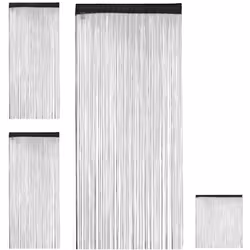 Vous souhaitez décorer votre fenêtre ou bien assombrir votre pièce ? Alors ce rideau de fils en lot de 3 est idéal pour vous. ...