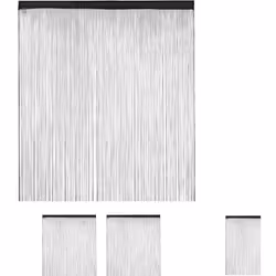 Vous souhaitez décorer votre fenêtre ou bien assombrir votre pièce ? Alors ce rideau de fils en lot de 3 est idéal pour vous. ...