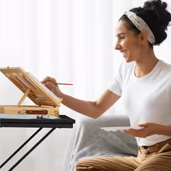 Relaxdays - Petite table de travail HxlxP 75x60x40 cm meuble compact pour ordinateur, pour lap top mdf et métal, noir
