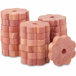 Chassezles mites efficacement de votre armoire avec ces anneaux anti-mites en bois decèdre. Pour une protection optimale cont ...