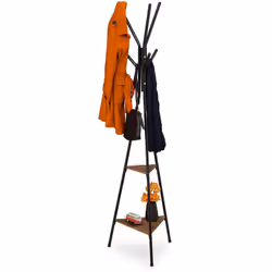 Ce porte-manteau moderneavec 6 crochets offre assez de place pour vos vestes, manteaux, bonnets, écharpes,sacs à main et autr ...
