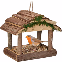 Faîtes une faveur aux petits oiseaux sauvages avec le mangeoire durant le dur hiver ou durant la chaleur de l’été. Remplie de ...