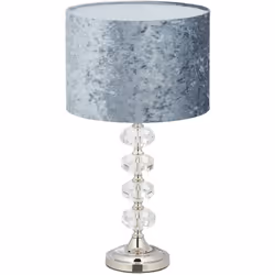 Cette lampe de table assureun éclairage indirect idéal dans votre salon pour une ambiance agréable oucomme lampe de chevet da ...