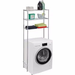 Avec ses 3 étages, cette étagère pratique pour la salle de bain offre unespace pour ranger les détergents, les ustensiles de ...