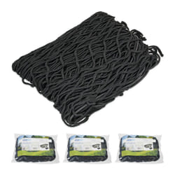 Relaxdays - Filet de remorque, lot de 4, protection chargement extensible jusqu'à 3 x 2 m, noir