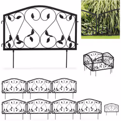 Cette bordure potager constituée de 8 éléments permet de délimiter clairement une surface pour des parterres, espaces verts,  ...