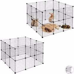 Vous pouvez garantir assez d’espace de mouvement pour votre petit polisson avec ce parc pratique. La cage se compose de 48 pa ...